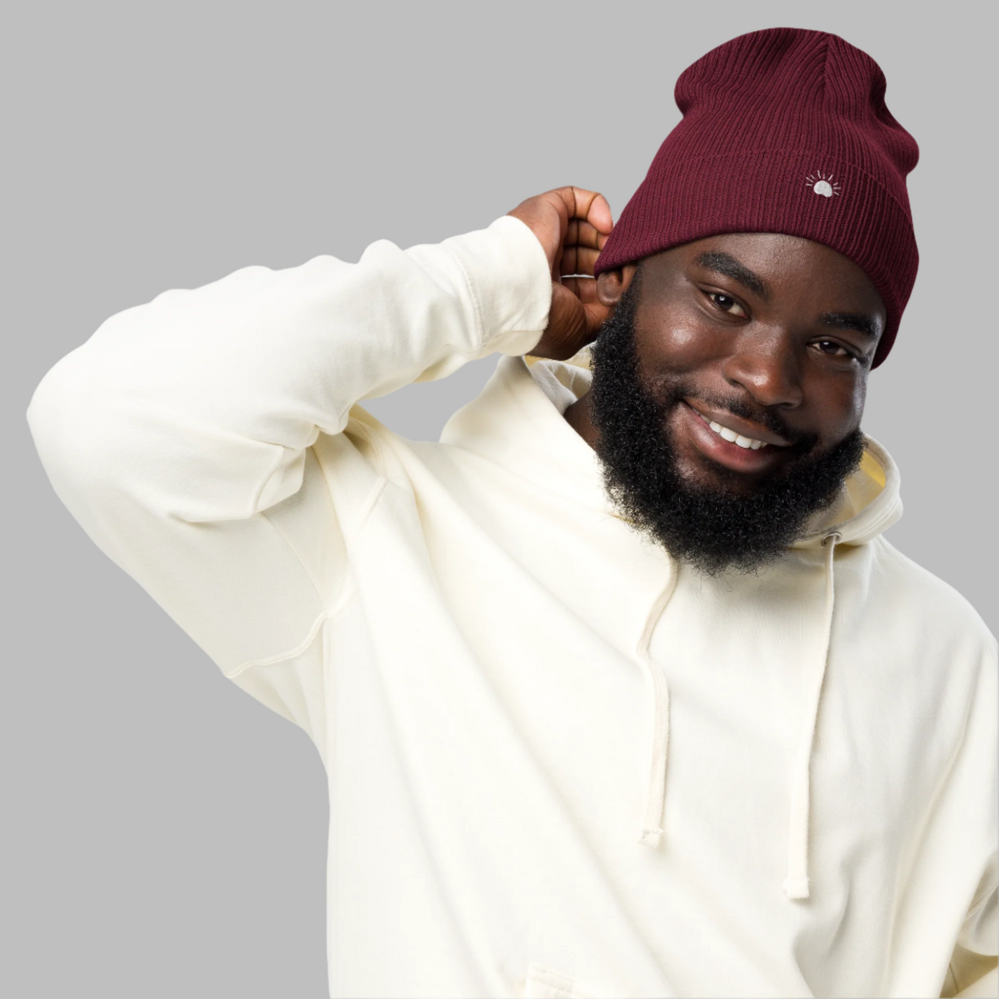 Organic Ribbed Beanie